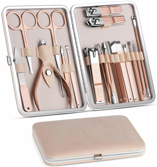 18 In 1 Lovely Lady DIY Manicure Pedicure Tool Set Vista Shops